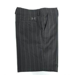 Under Armour Size 38 Brown Flat Front Shorts N-96